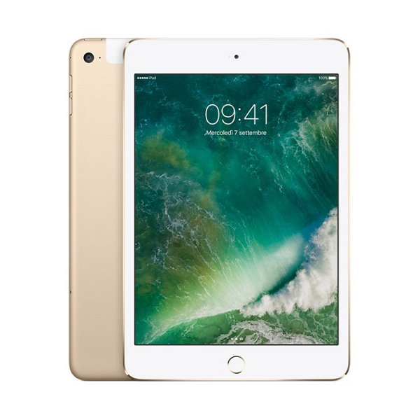 Apple iPad Mini 4 7,9" (2015) - 64 GB - Come nuovo - Oro - WiFi + Cellular