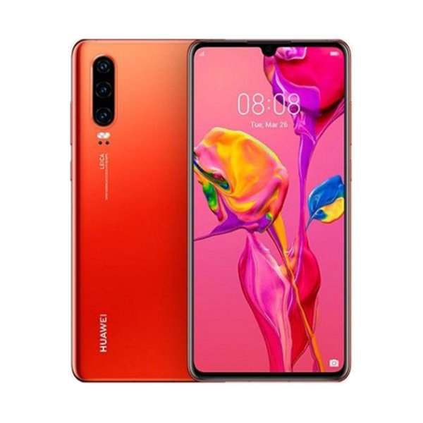 Huawei P30 - Rosso - 128 GB - Dual-SIM - Buono