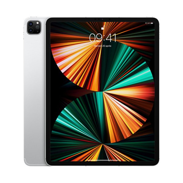 Apple iPad Pro 5 12,9" (2021) - Argento - 256 GB - Ottimo - WiFi + Cellular