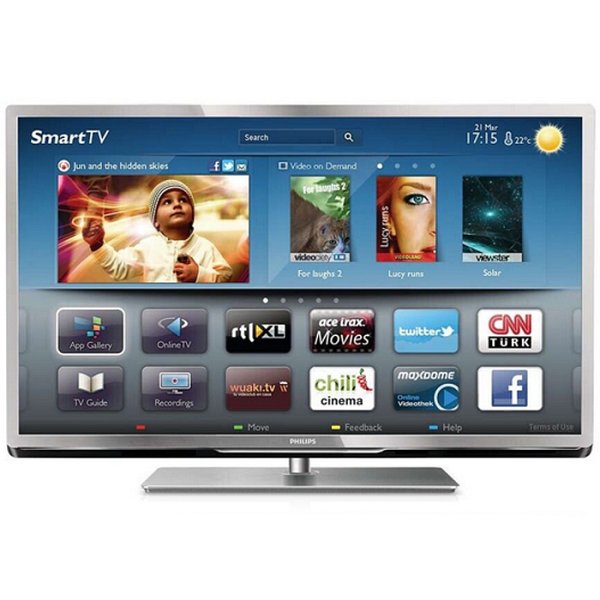 Philips 40PFL5507H/12 40" Argento - DVB-T2 - Ottimo