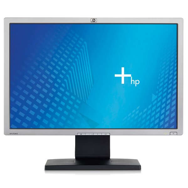 HP LP2465 24" Nero Argento - Buono