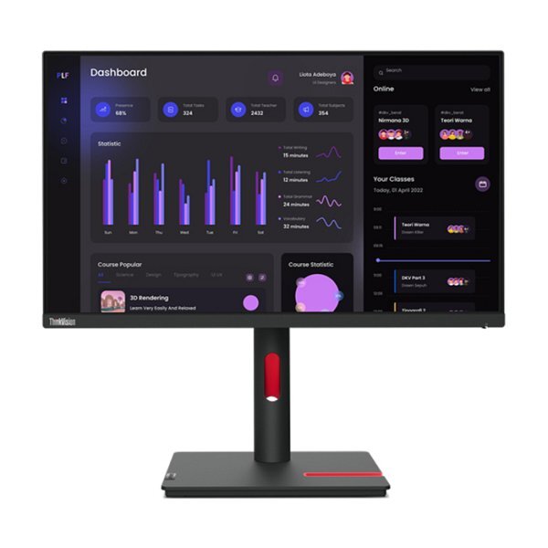 Lenovo ThinkVision T24i-30 24" Nero - Come nuovo