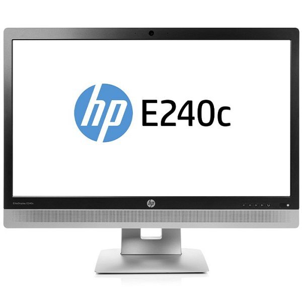 HP EliteDisplay E240c 24" Nero Argento
