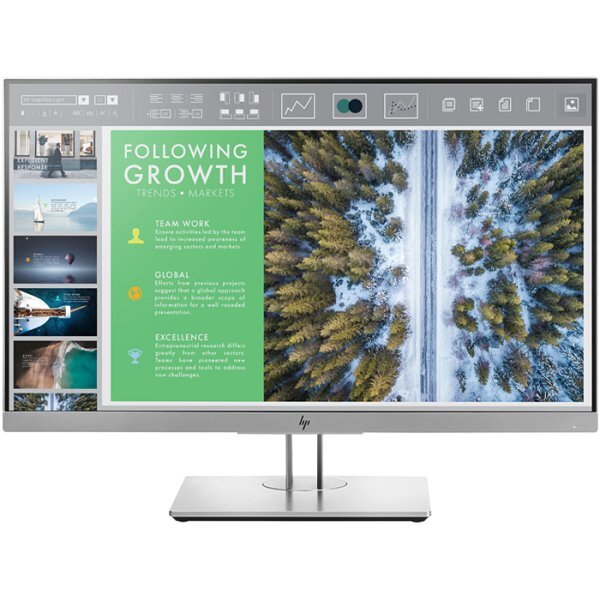 HP EliteDisplay E243 24" Nero Argento - Come nuovo