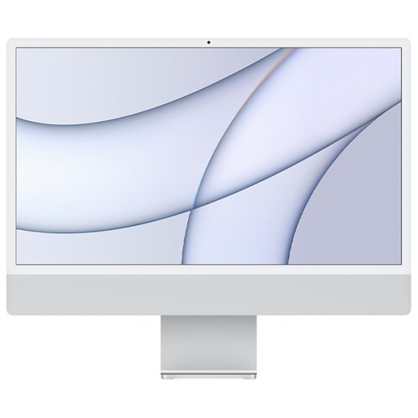Apple iMac 24” (2021) M1 Due Porte Thunderbolt/USB 4 Due porte USB 3 - Argento - 8 GB - 256 GB - 4480 x 2520 Pixel - Ottimo