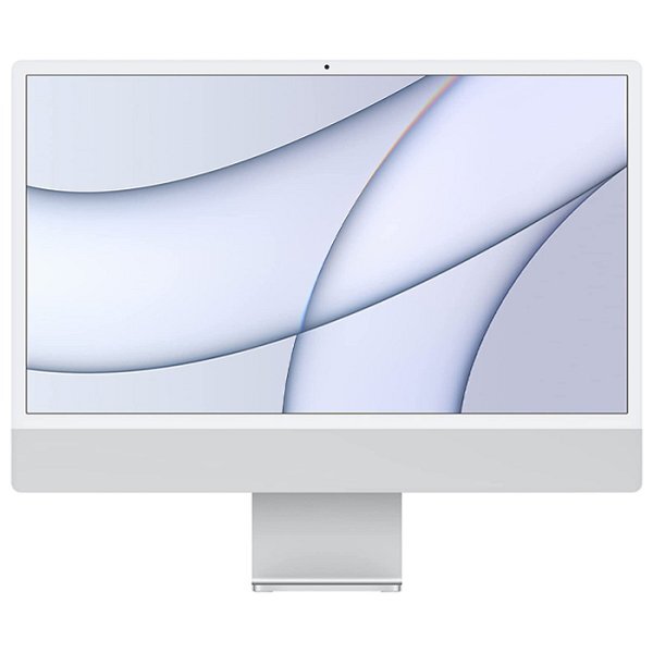 Apple iMac 24” (2021) M1 Due porte Thunderbolt/USB 4 - Argento - 16 GB - 256 GB - 4480 x 2520 Pixel - Ottimo