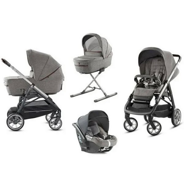 Trio Inglesina System Quattro Aptica - Mineral Gray - Come nuovo - Base Isofix