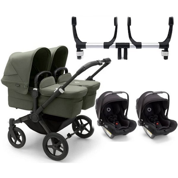 Trio Bugaboo Donkey 5 - Verde - Ottimo