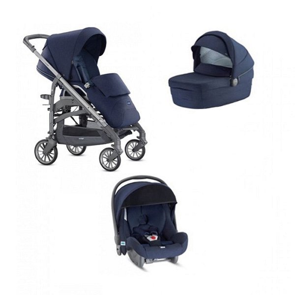 Trio Inglesina Trilogy City - Blu Antigua - Ottimo