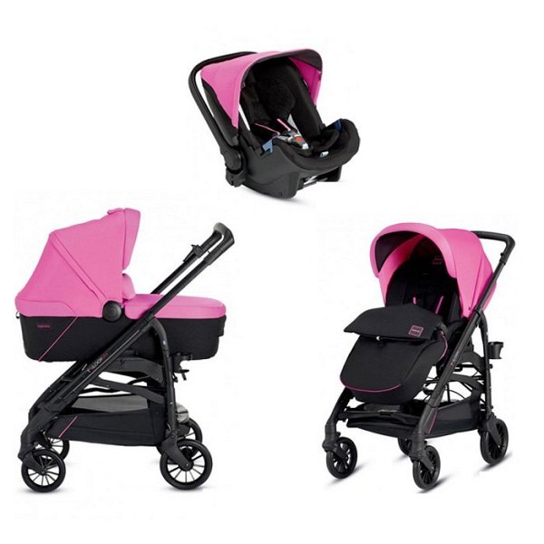 Trio Inglesina Trilogy City - Rosa - Ottimo