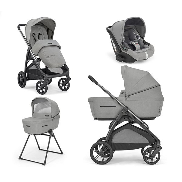 Trio Inglesina System Quattro Aptica - Silk Grey - Ottimo - Base Non Inclusa