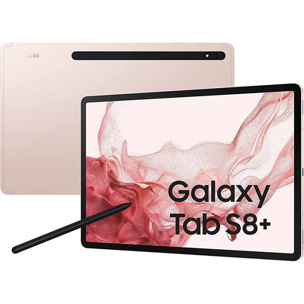 Samsung Galaxy Tab S8+ - Oro Rosa - 256 GB - WiFi - Ottimo