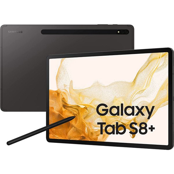 Samsung Galaxy Tab S8+ - Grafite - 256 GB - WiFi - Buono