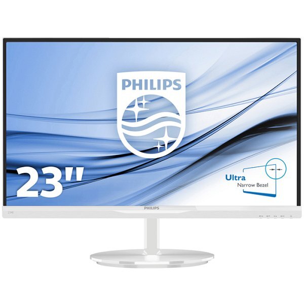 Philips 234E5Q 23" Bianco - Ottimo