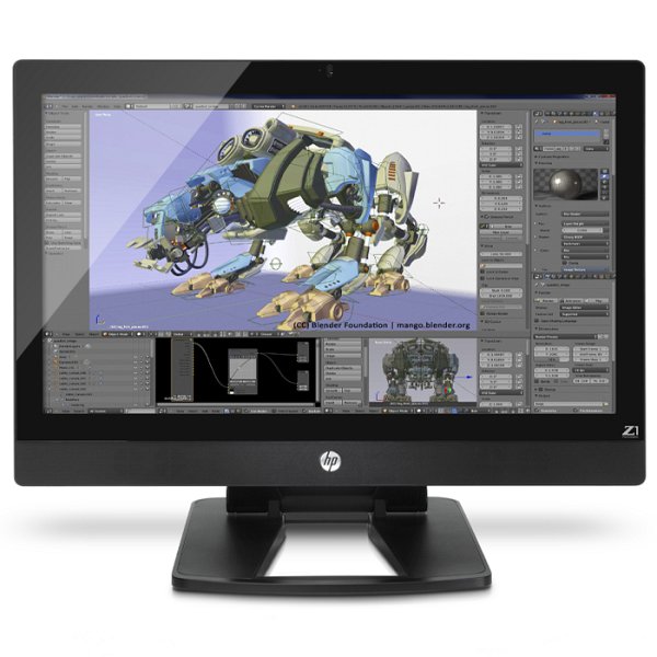 HP Z1 G2 Intel Xeon E3-1280 v3 27" - 16 GB - 256 GB - Windows 10 Professional - NVIDIA Quadro K3100M 4GB - Come nuovo