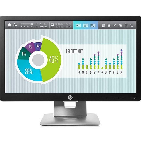 HP EliteDisplay E202 20" Nero - Ottimo